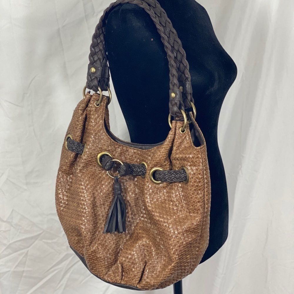 Bueno Woven Satchel 